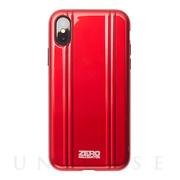 【アウトレット】【iPhoneXS ケース】ZERO HALLIBURTON Hybrid Shockproof case for iPhoneXS (Red)