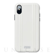 【アウトレット】【iPhoneXS ケース】ZERO HALLIBURTON Hybrid Shockproof case for iPhoneXS (White)
