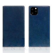 【iPhone11 Pro ケース】Tamponata Leather case (Blue)