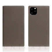 【iPhone11 Pro Max ケース】Full Grain Leather Case (Etoffe Cream)