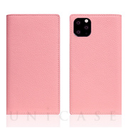【iPhone11 Pro Max ケース】Full Grain Leather Case (Light Rose)