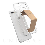 【iPhoneSE(第3/2世代)/8/7/6s/6 ケース】CLEAR GRIPCASE FOUNDATION (CLEAR/ROSE GOLD)