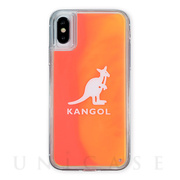 【iPhoneXS/X ケース】KANGOL NEON SAND LOGO (ORG)