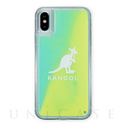 【iPhoneXS/X ケース】KANGOL NEON SAND LOGO (YEL)