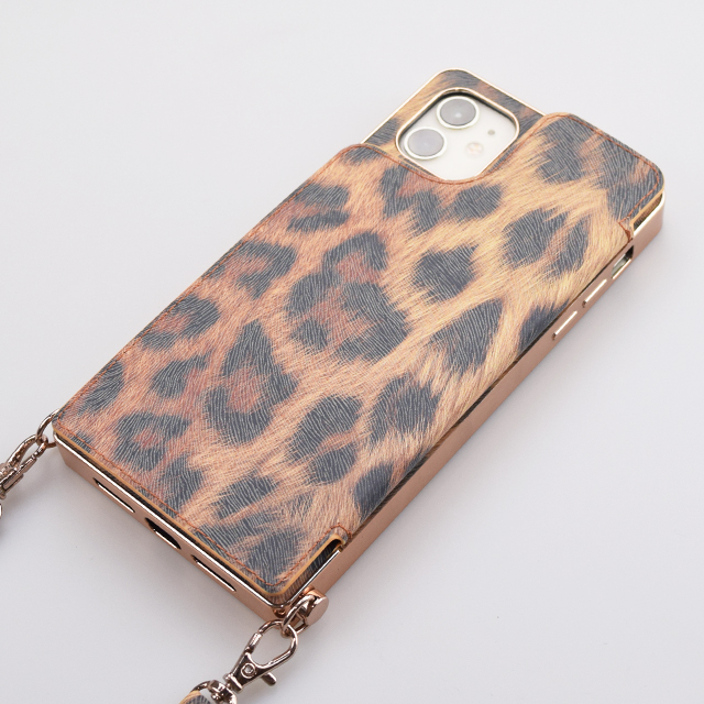 【iPhone11/XR ケース】Cross Body Case Animal Series for iPhone11（leopard）goods_nameサブ画像
