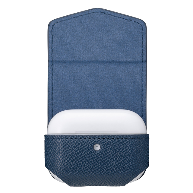【AirPods Pro(第1世代)/AirPods(第3世代) ケース】“EURO Passione” PU Leather Case (Navy)サブ画像