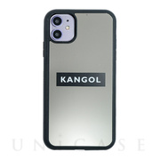 【iPhone11/XR ケース】KANGOL MIRROR BOX LOGO (BLK)