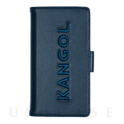 【iPhone11/XR ケース】KANGOL EMBROIDERY LOGO (NVY)