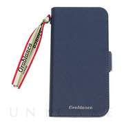 【iPhone11 Pro ケース】“サフィアーノ調” PU Leather Book Type Case (ブルー)
