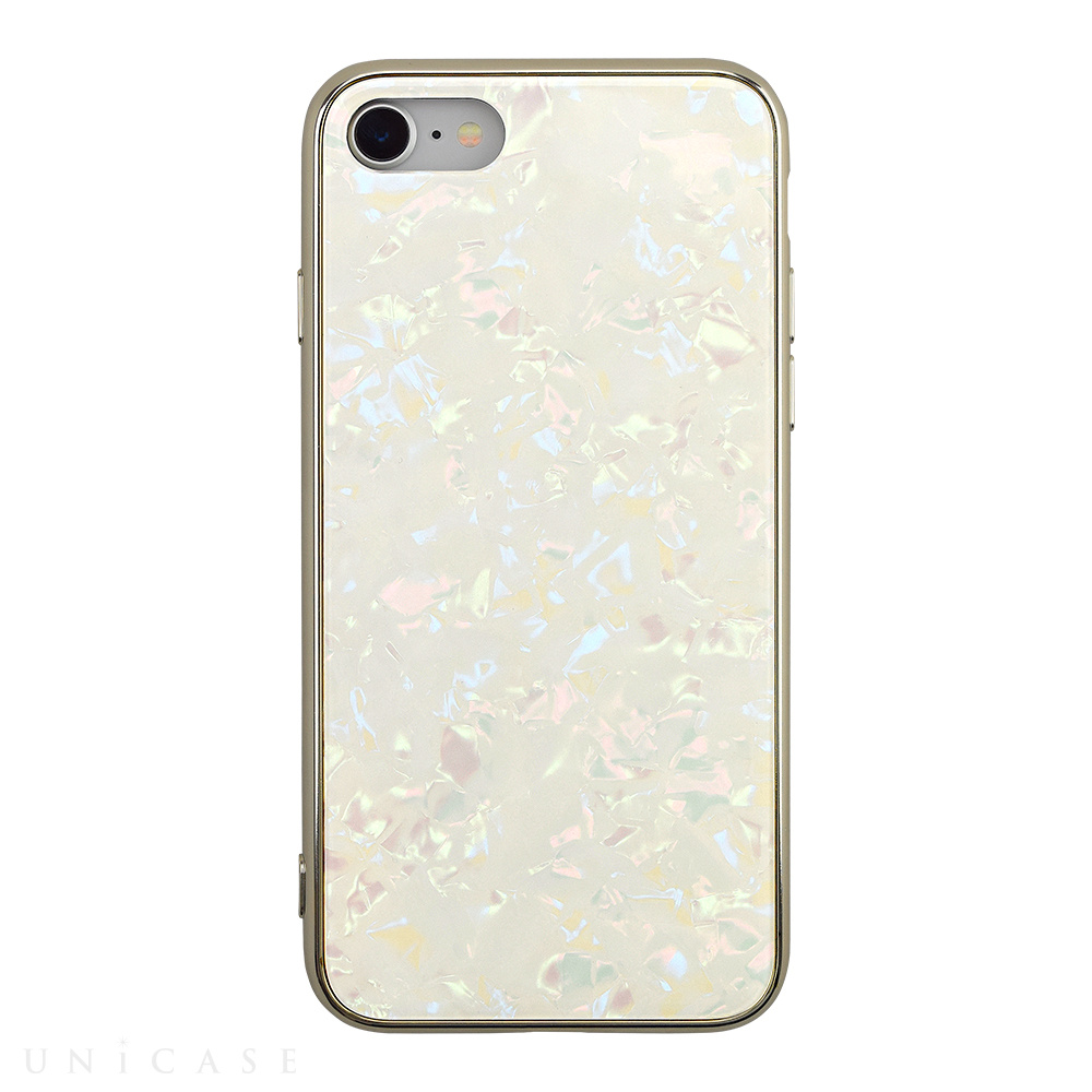 【iPhoneSE(第3/2世代)/8/7 ケース】Glass Shell Case for iPhoneSE(第2世代) (gold)