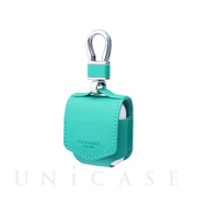 【AirPods(第2/1世代) ケース】“EURO Passione” PU Leather Case (Turquoise)