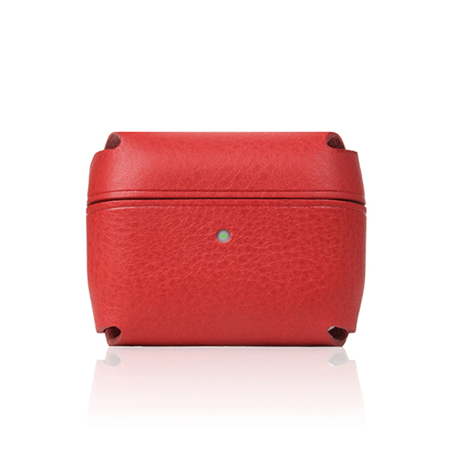 【AirPods Pro(第1世代) ケース】Italian Minerva Box Leather (レッド)サブ画像