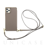 【アウトレット】【iPhone11 Pro ケース】Cross Body Case for iPhone11 Pro (gray)