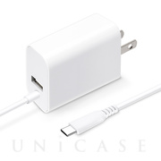 USB PD AC充電器 USB-Cコネクタ ＆ USB-Aポート (ホワイト)