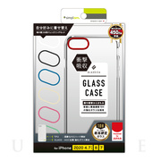 【iPhoneSE(第3/2世代)/8/7 ケース】[GLASSICA] 背面ガラスケース レンズリングセット