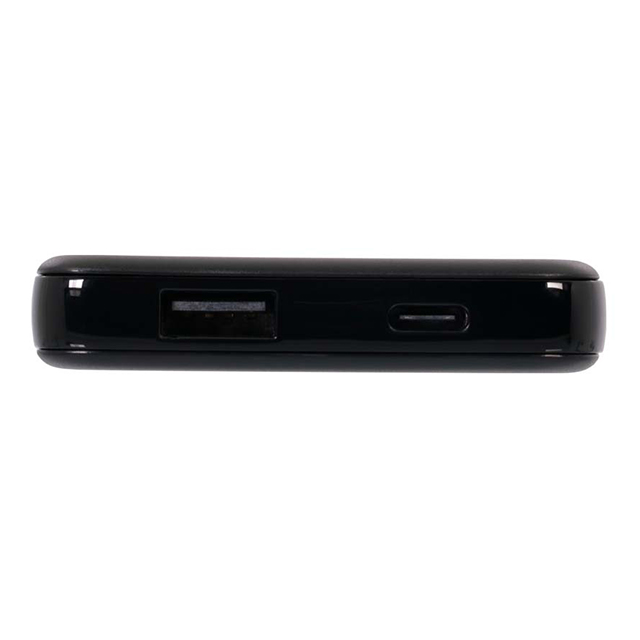 USB Type-Cケーブル付属 小型軽量モバイルバッテリー 5000mAh USB Type-C入出力＋ USB Type-A出力 (ブラック)サブ画像