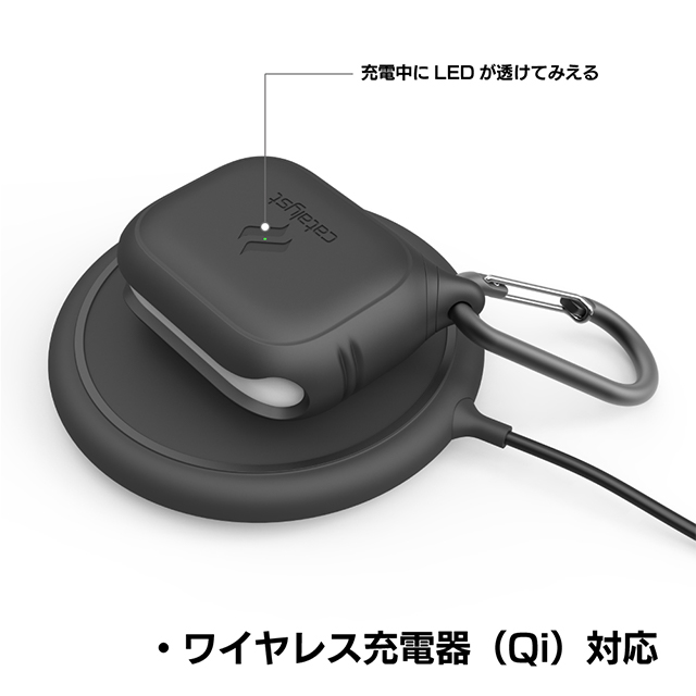【AirPods Pro(第1世代) ケース】防水ケース (レッド)サブ画像