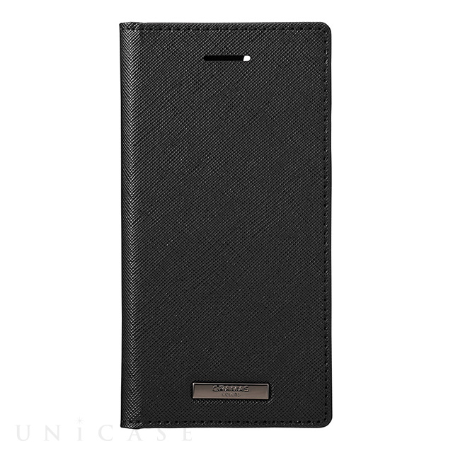 【iPhoneSE(第3/2世代)/8/7/6s/6 ケース】“EURO Passione” PU Leather Book Case (Black)