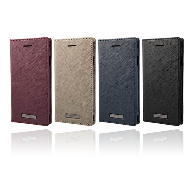 【iPhoneSE(第3/2世代)/8/7/6s/6 ケース】“EURO Passione” PU Leather Book Case (Wine)サブ画像