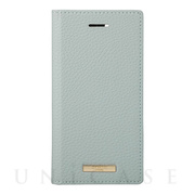 【iPhoneSE(第3/2世代)/8/7/6s/6 ケース】“Shrink” PU Leather Book Case (Light Blue)