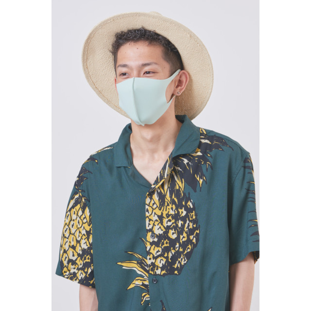 デザイナーズパックマスク[冷感（涼感）･抗菌･防臭･360度ストレッチ性能付き] メンズ (ミント)サブ画像