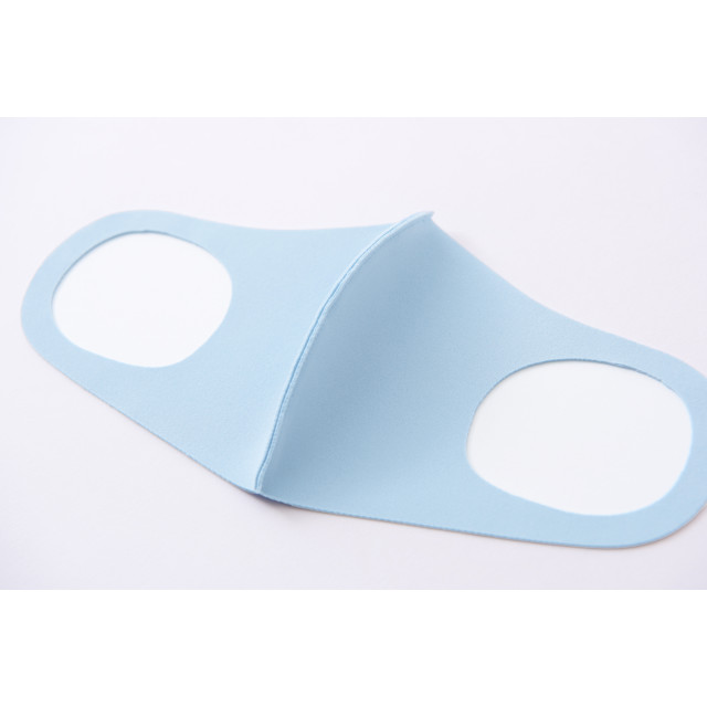 デザイナーズパックマスク[冷感（涼感）･抗菌･防臭･360度ストレッチ性能付き] キッズ (ブルー)サブ画像