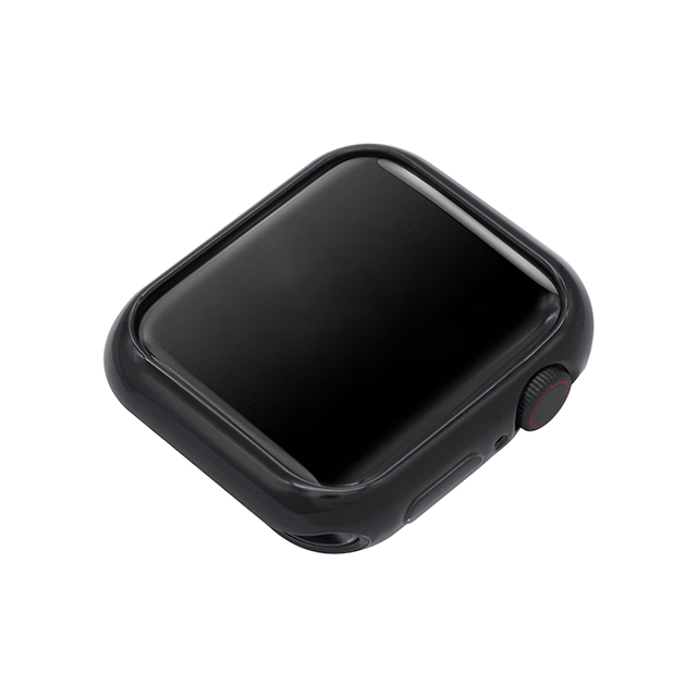 【Apple Watch ケース 44mm】メタリックソフトケース (ブラック) for Apple Watch SE(第2/1世代)/Series6/5/4サブ画像