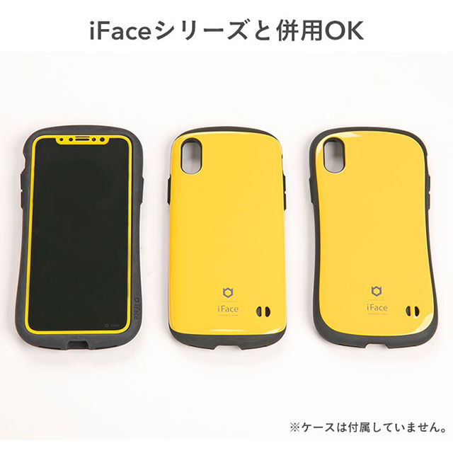 【iPhone11 Pro/XS/X フィルム】iFace ラウンドエッジ強化ガラス 液晶保護シート (ブラック)サブ画像