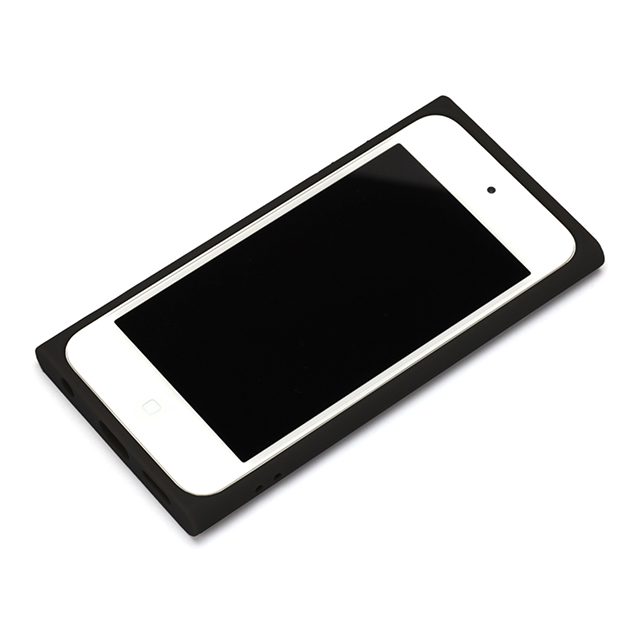 【iPod touch(第7/6/5世代) ケース】ガラスタフケース (ブラック)サブ画像