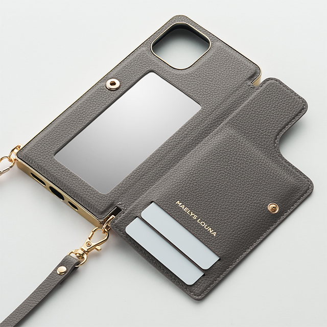 【iPhone12 mini ケース】Cross Body Case for iPhone12 mini (gray)サブ画像