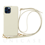 【iPhone12/12 Pro ケース】Cross Body Case for iPhone12/12 Pro (ivory)