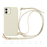 【iPhone12 mini ケース】Cross Body Case for iPhone12 mini (ivory)