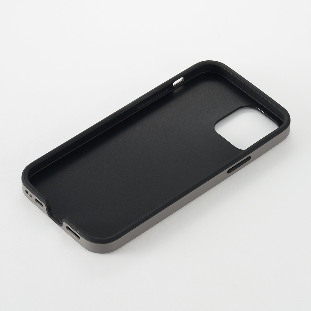 【iPhone12 mini ケース】Smooth Touch Hybrid Case for iPhone12 mini (black)サブ画像