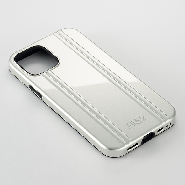 【iPhone12/12 Pro ケース】ZERO HALLIBURTON Hybrid Shockproof Case for iPhone12/12 Pro (Silver)サブ画像