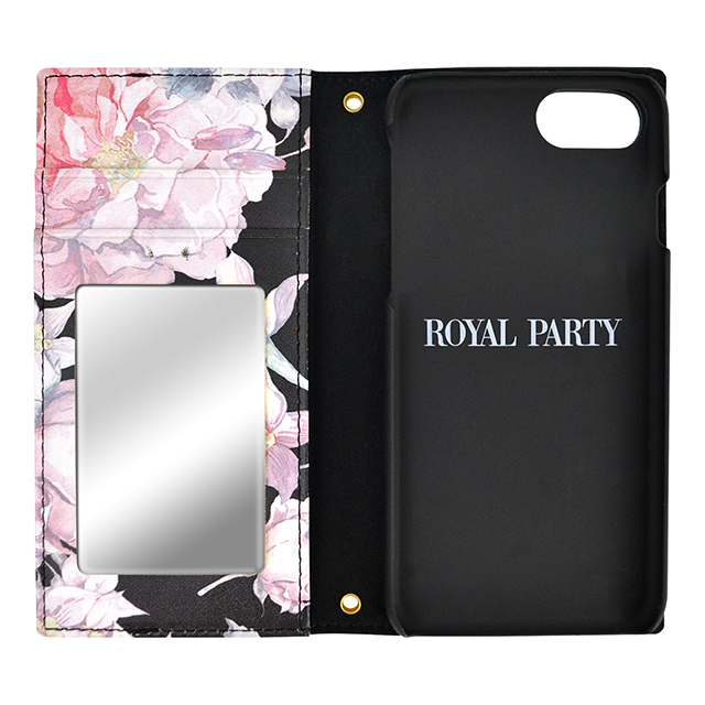【iPhoneSE(第3/2世代)/8/7/6s/6 ケース】ROYAL PARTY bloom (BLACK)サブ画像