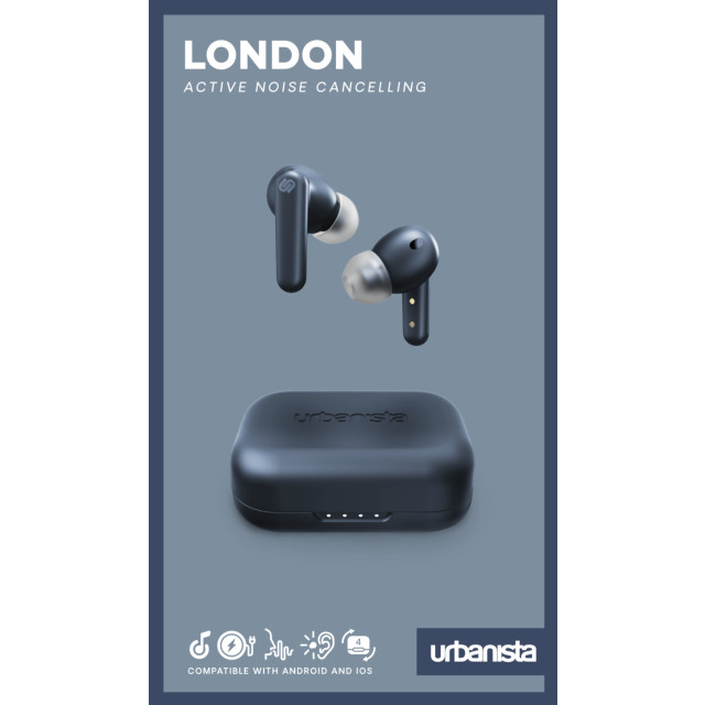 【完全ワイヤレスイヤホン】LONDON True Wireless (DARK SAPPHIRE)サブ画像