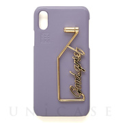 【iPhoneXS/X ケース】SHAKE GOODGRIEF iPhonecase (Purple)