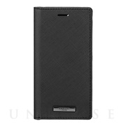 【iPhone12 mini ケース】“EURO Passione” PU Leather Book Case (Black)