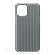 【iPhone12 Pro Max ケース】”Rib-Slide” Hybrid Shell Case (Gray)