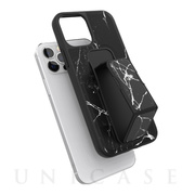 【iPhone12/12 Pro ケース】CLEAR GRIPCASE Marble (Marble Black)