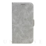 【iPhone12/12 Pro ケース】手帳型ケース Style Natural (Gray)