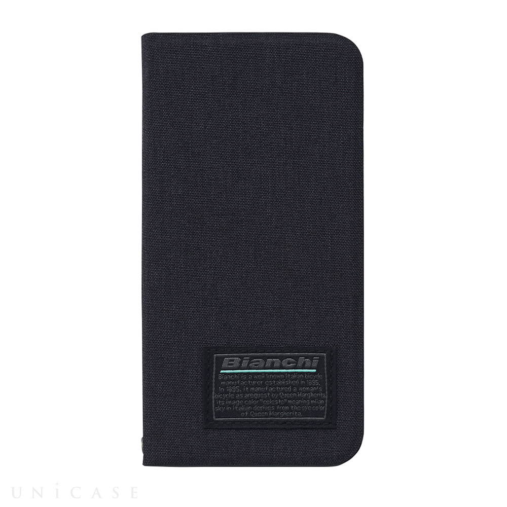 【iPhone12/12 Pro ケース】Bianchi Water Repellent Folio Case for iPhone12/12 Pro (black)