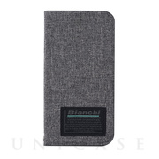 【iPhone12 mini ケース】Bianchi Water Repellent Folio Case for iPhone12 mini (gray)