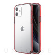 【iPhone12 mini ケース】INO Achrome Shield Case (Matt red)