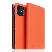 【iPhone12 mini ケース】Edition Full Grain Leather Flip Case (Coral)