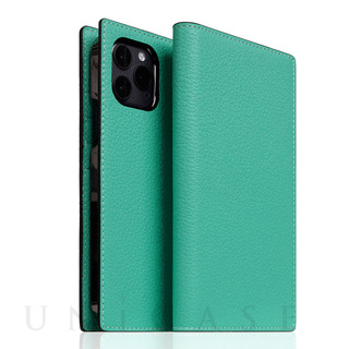 【iPhone12/12 Pro ケース】Edition Full Grain Leather Flip Case (Teal)