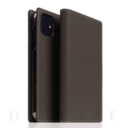 【iPhone12 mini ケース】Full Grain Leather Case (Brown Cream)