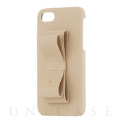 【iPhoneSE(第3/2世代)/8/7 ケース】SLIM WRAP CASE STAND ＆ RING RIBBON (Beige)