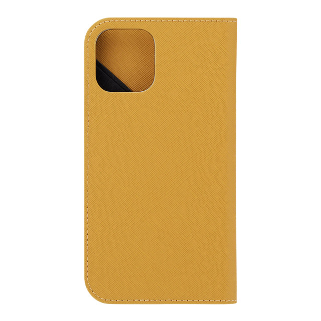 【iPhone12 mini ケース】FOLIO CASE SAFFIANO (Yellow)サブ画像
