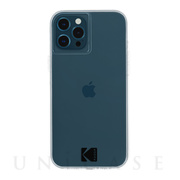 【iPhone12 Pro Max ケース】Kodak 耐衝撃ケース (Clear Case with Logo)